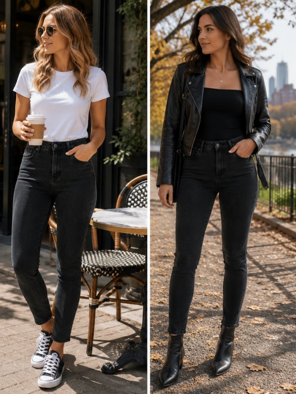 LOFT BLACK WASHED HIGH WAIST Curvy Skynny 🐭